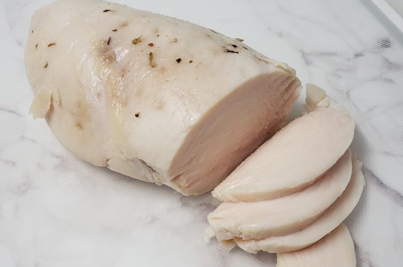 鶏むね肉でレアチャーシューのレシピ